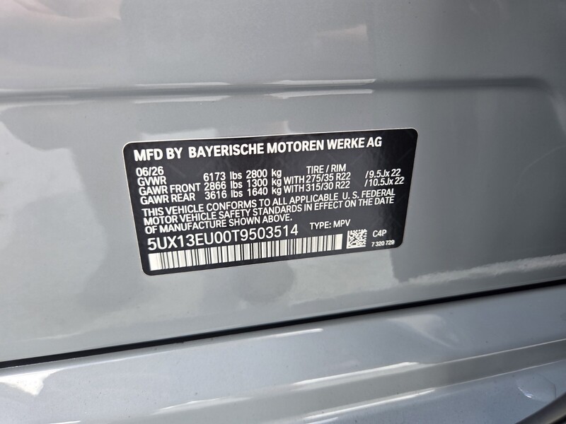 New 2026 BMW X5 SDRIVE40I in FT. PIERCE, FLORIDA
