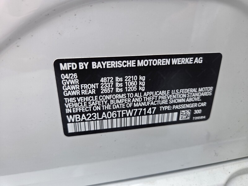 New 2026 BMW 3 SERIES 330I XDRIVE in FT. PIERCE, FLORIDA