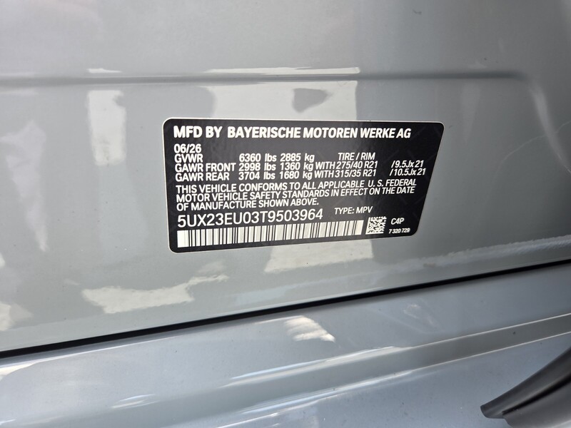 New 2026 BMW X5 XDRIVE40I in FT. PIERCE, FLORIDA
