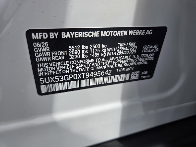 New 2026 BMW X3 30 XDRIVE in FT. PIERCE, FLORIDA