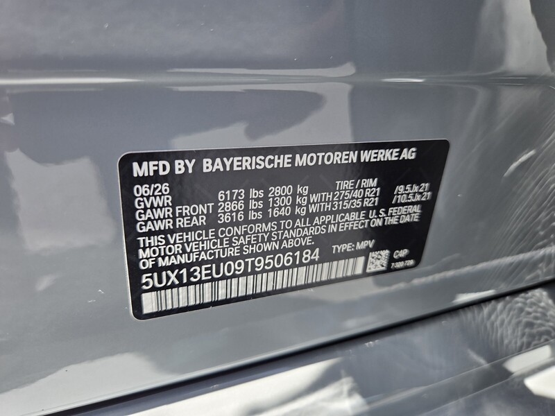 New 2026 BMW X5 SDRIVE40I in FT. PIERCE, FLORIDA