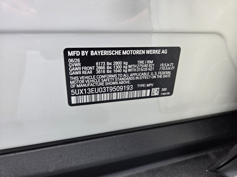 New 2026 BMW X5 SDRIVE40I in FT. PIERCE, FLORIDA