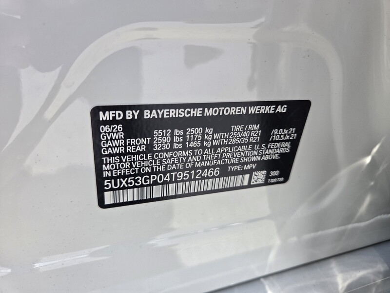 New 2026 BMW X3 30 XDRIVE in FT. PIERCE, FLORIDA