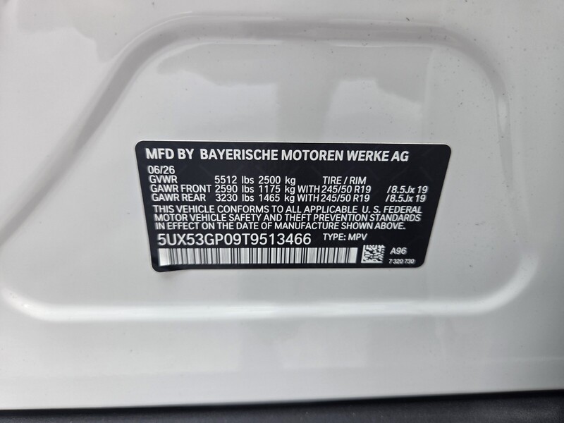 New 2026 BMW X3 30 XDRIVE in FT. PIERCE, FLORIDA