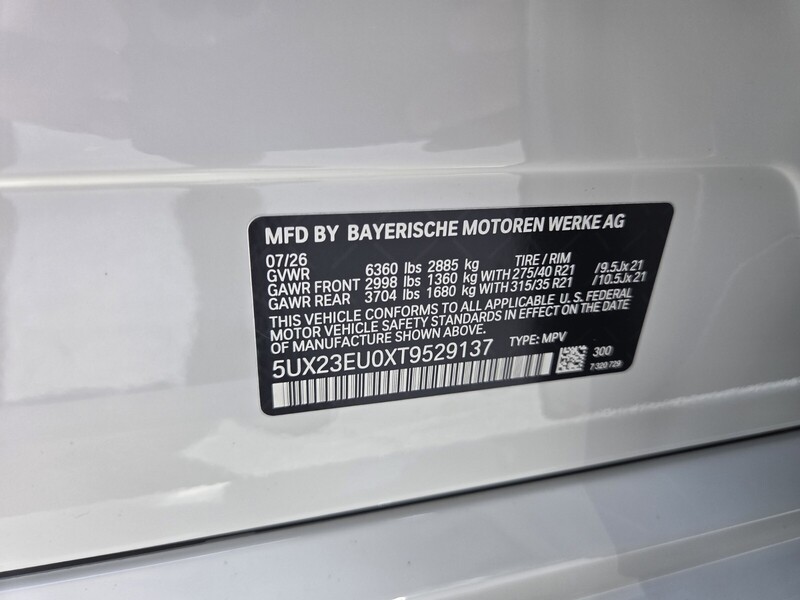 New 2026 BMW X5 XDRIVE40I in FT. PIERCE, FLORIDA