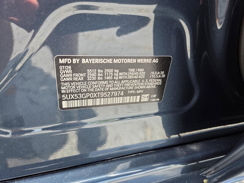 New 2026 BMW X3 30 XDRIVE in FT. PIERCE, FLORIDA