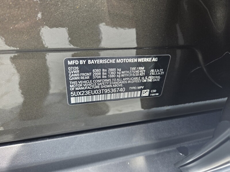 New 2026 BMW X5 XDRIVE40I in FT. PIERCE, FLORIDA