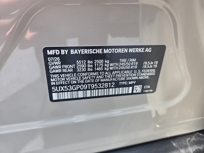 New 2026 BMW X3 30 XDRIVE in FT. PIERCE, FLORIDA