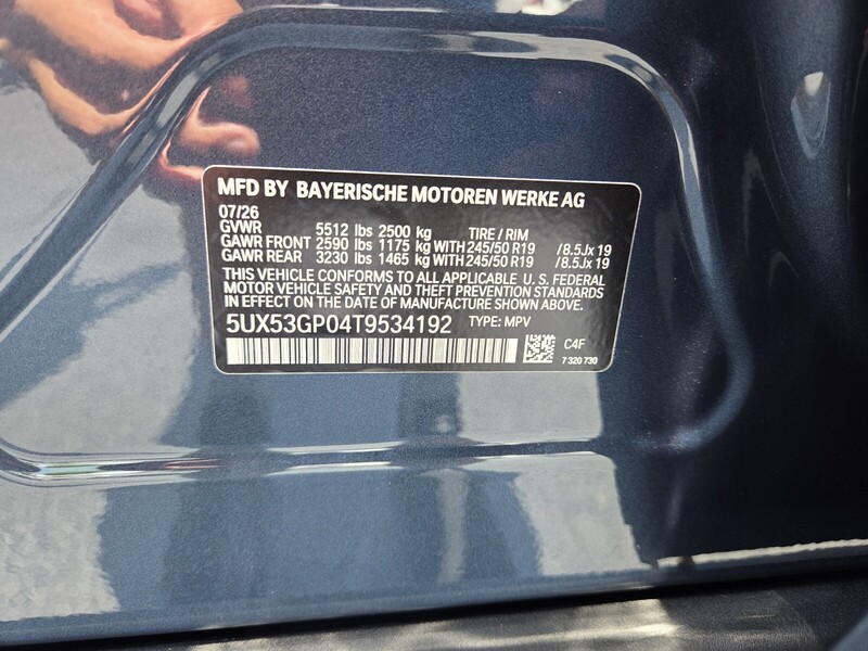 New 2026 BMW X3 30 XDRIVE in FT. PIERCE, FLORIDA