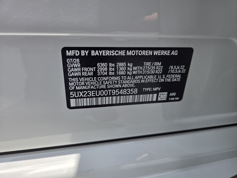 New 2026 BMW X5 XDRIVE40I in FT. PIERCE, FLORIDA