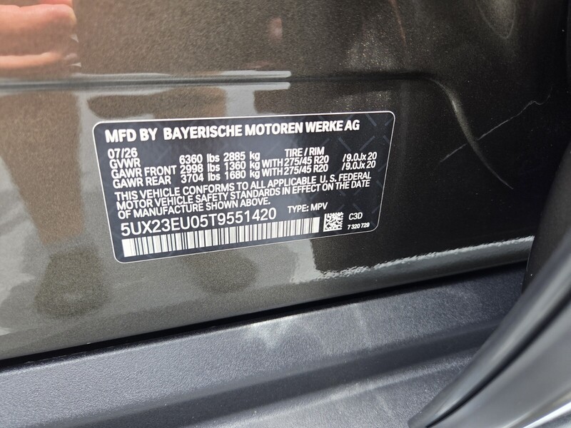 New 2026 BMW X5 XDRIVE40I in FT. PIERCE, FLORIDA