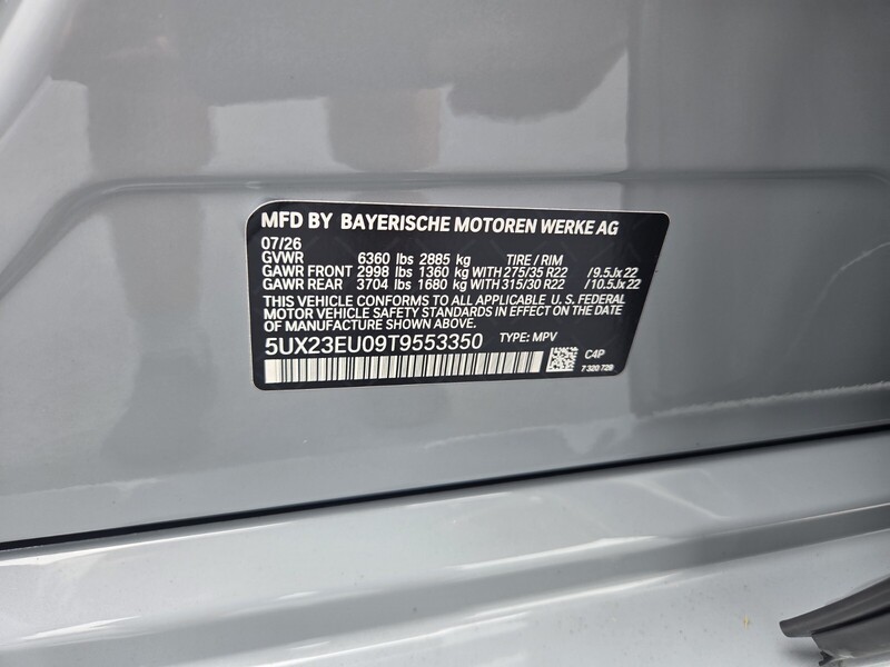 New 2026 BMW X5 XDRIVE40I in FT. PIERCE, FLORIDA