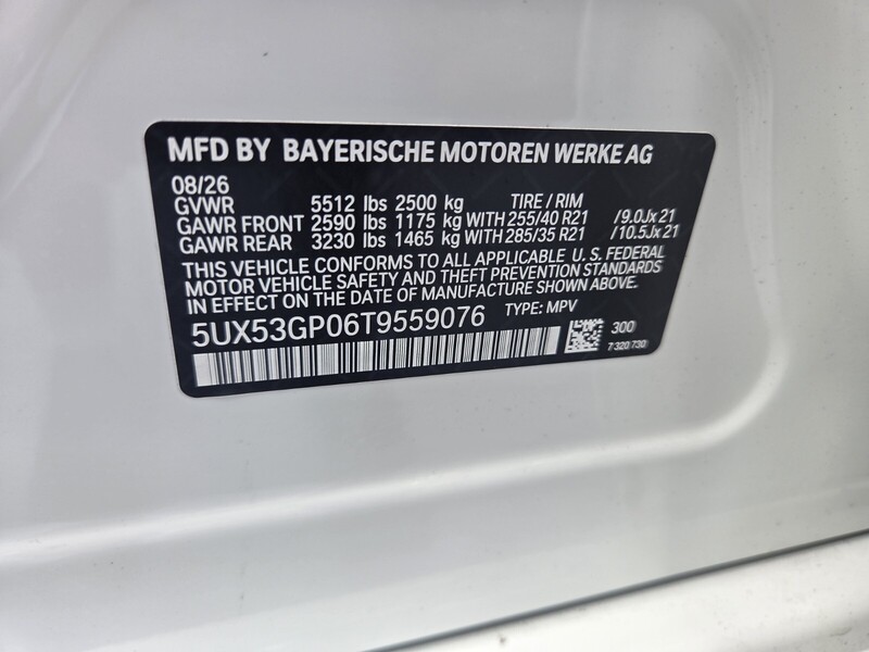New 2026 BMW X3 30 XDRIVE in FT. PIERCE, FLORIDA