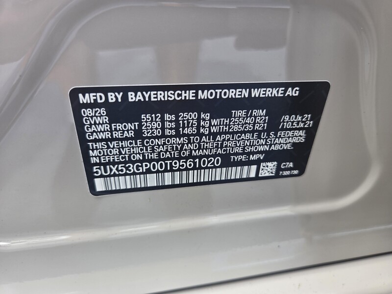 New 2026 BMW X3 30 XDRIVE in FT. PIERCE, FLORIDA
