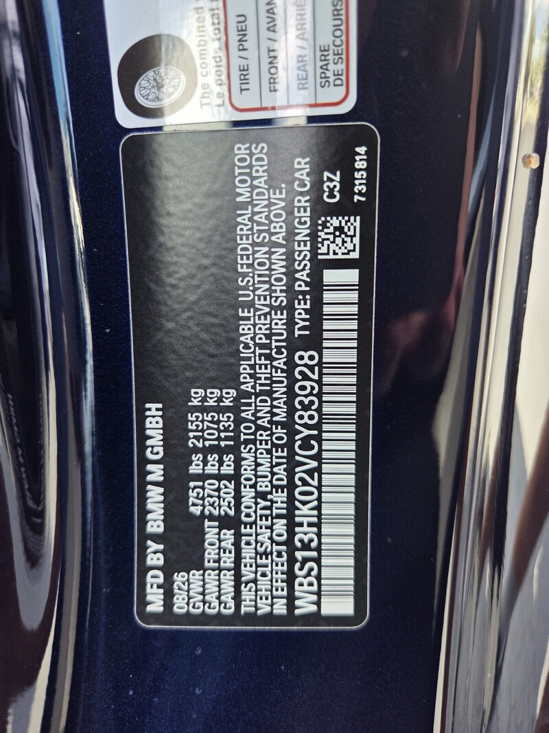 New 2027 BMW M4  in FT. PIERCE, FLORIDA
