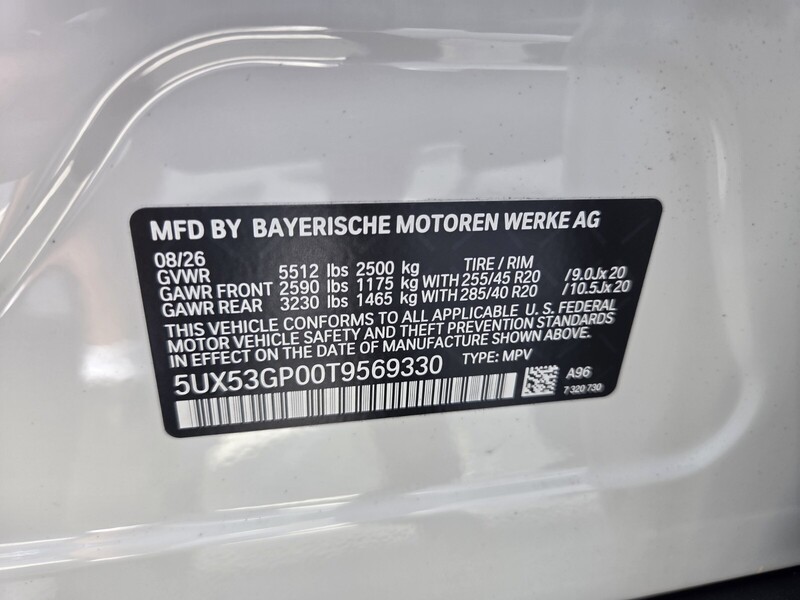 New 2026 BMW X3 30 XDRIVE in FT. PIERCE, FLORIDA