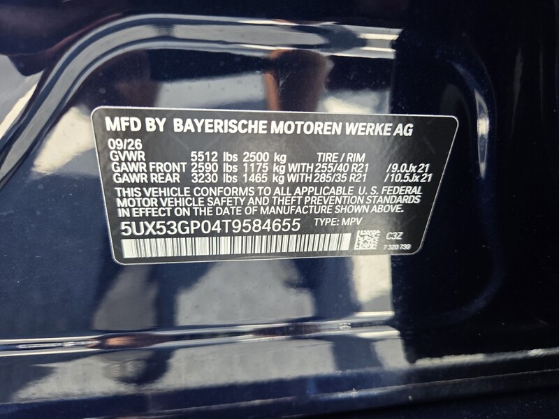 New 2026 BMW X3 30 XDRIVE in FT. PIERCE, FLORIDA