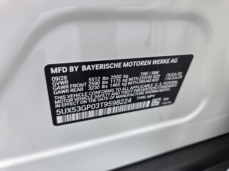 New 2026 BMW X3 30 XDRIVE in FT. PIERCE, FLORIDA