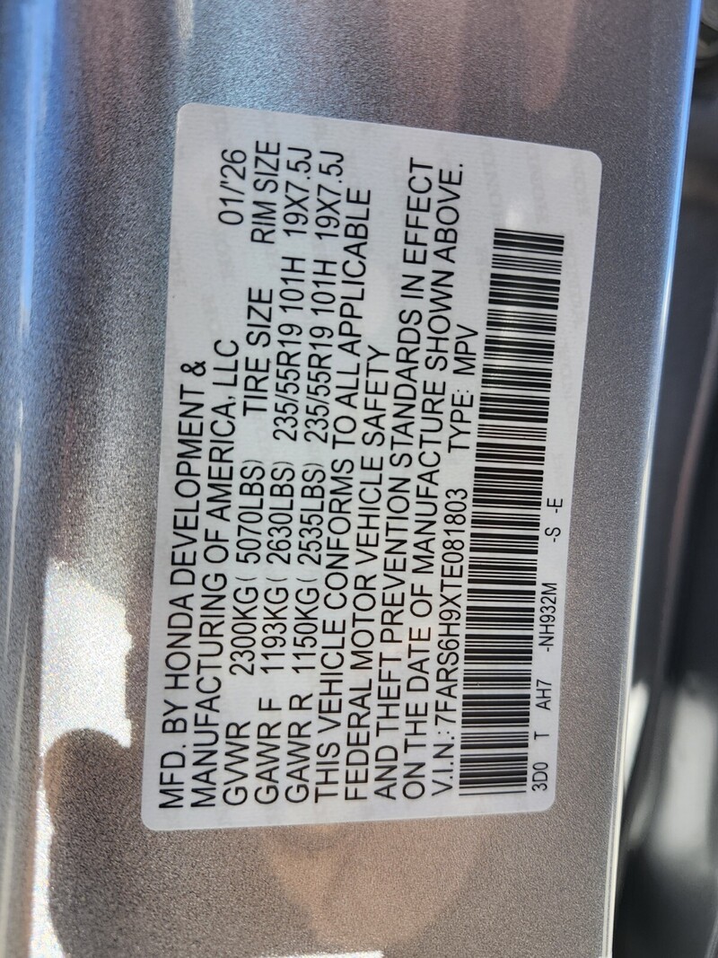 New 2026 Honda CR-V Hybrid SPORT TOURING in FT. PIERCE, FLORIDA