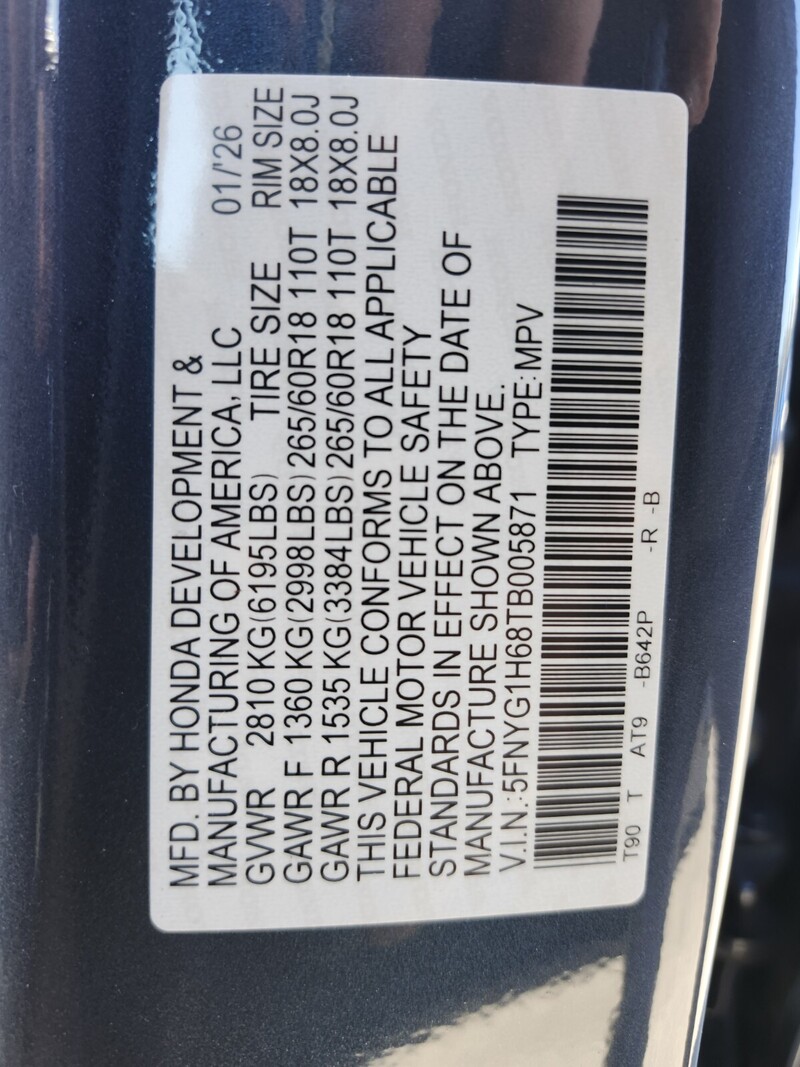 New 2026 Honda Pilot TRAILSPORT in FT. PIERCE, FLORIDA