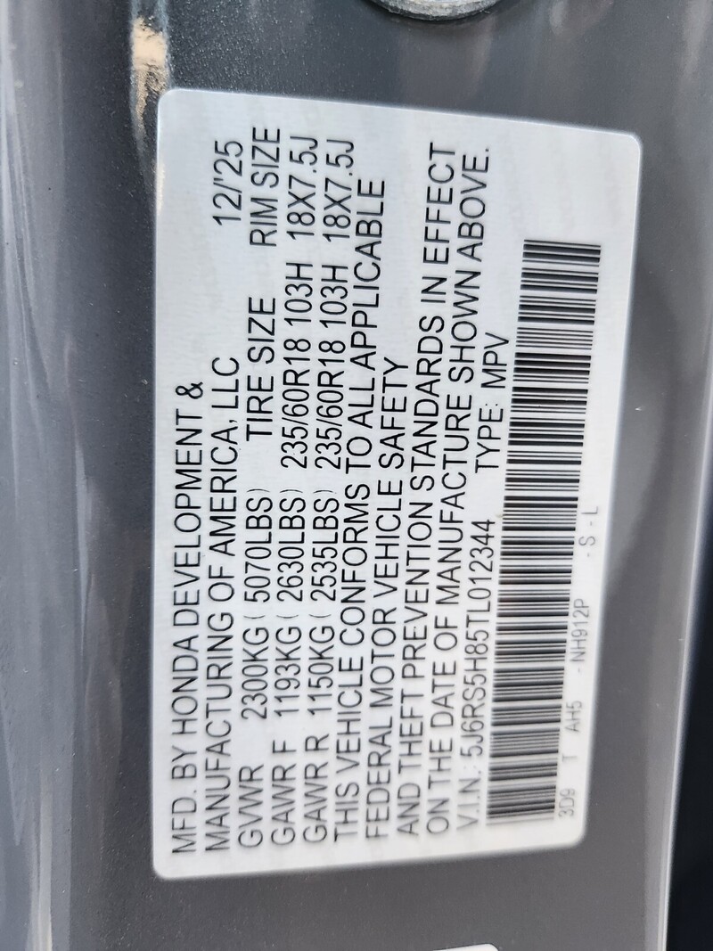 New 2026 Honda CR-V Hybrid SPORT-L in FT. PIERCE, FLORIDA