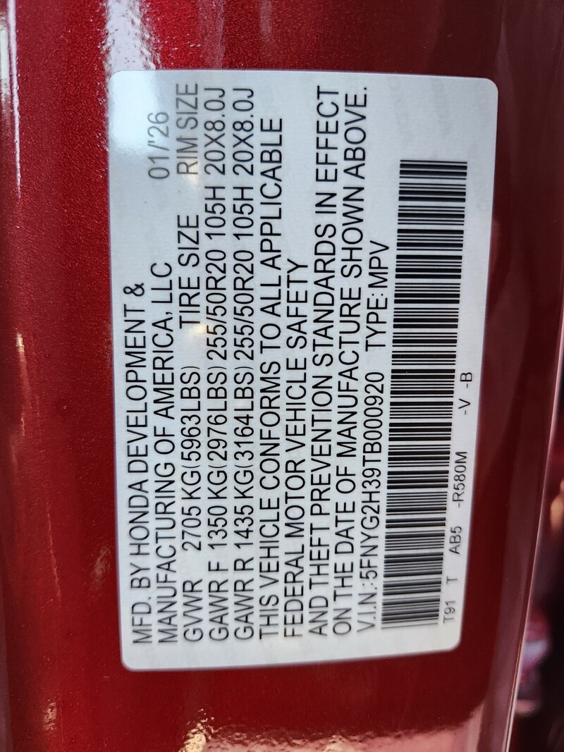 New 2026 Honda Pilot SPORT in FT. PIERCE, FLORIDA