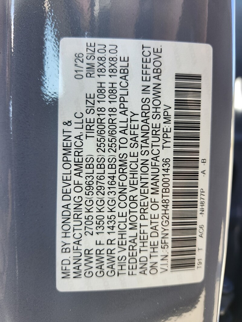 New 2026 Honda Pilot EX-L in FT. PIERCE, FLORIDA