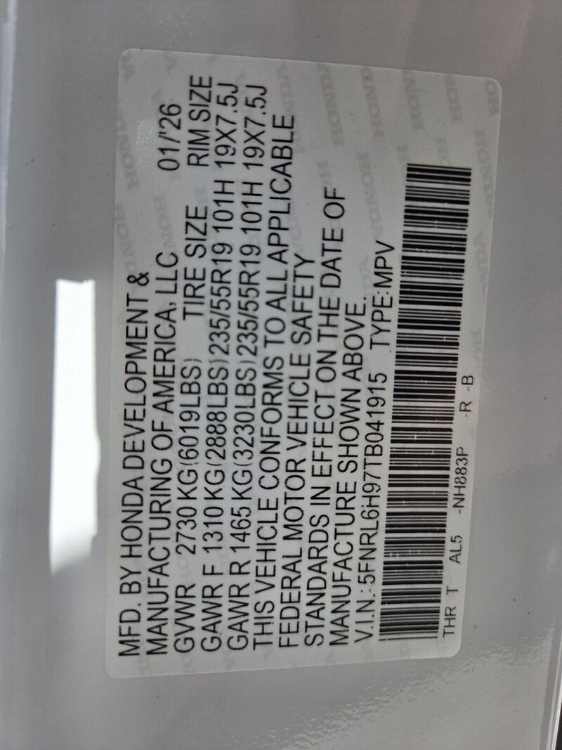 New 2026 Honda Odyssey ELITE in FT. PIERCE, FLORIDA