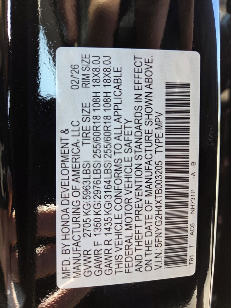 New 2026 Honda Pilot EX-L in FT. PIERCE, FLORIDA