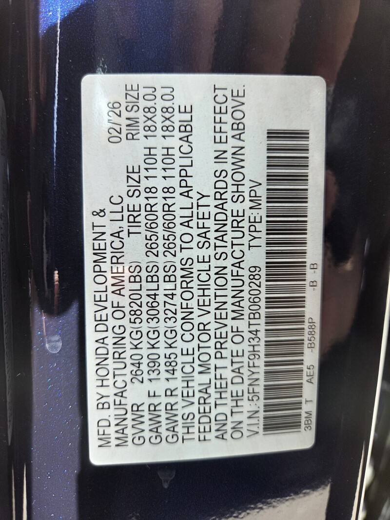 New 2026 Honda Passport RTL in FT. PIERCE, FLORIDA