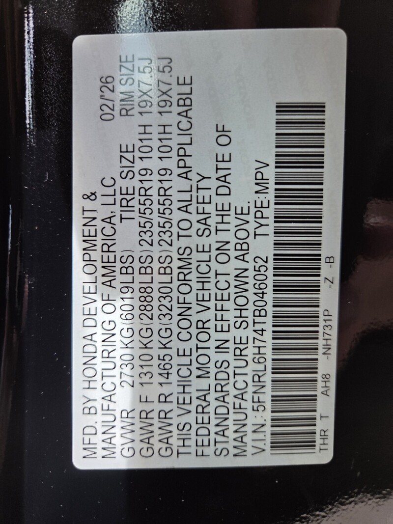 New 2026 Honda Odyssey SPORT-L in FT. PIERCE, FLORIDA