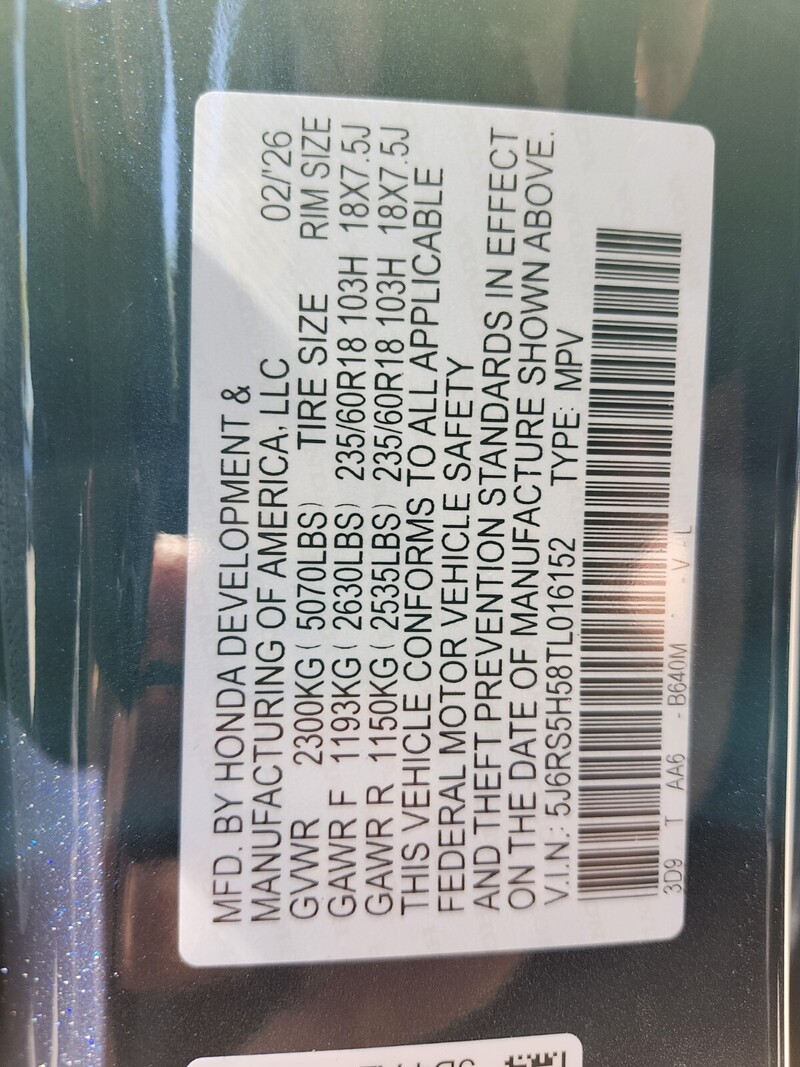 New 2026 Honda CR-V Hybrid SPORT in FT. PIERCE, FLORIDA