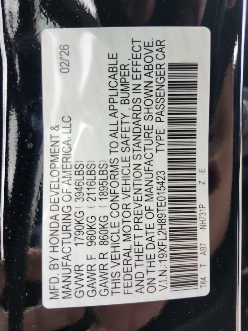 New 2026 Honda Civic Hatchback SPORT in FT. PIERCE, FLORIDA