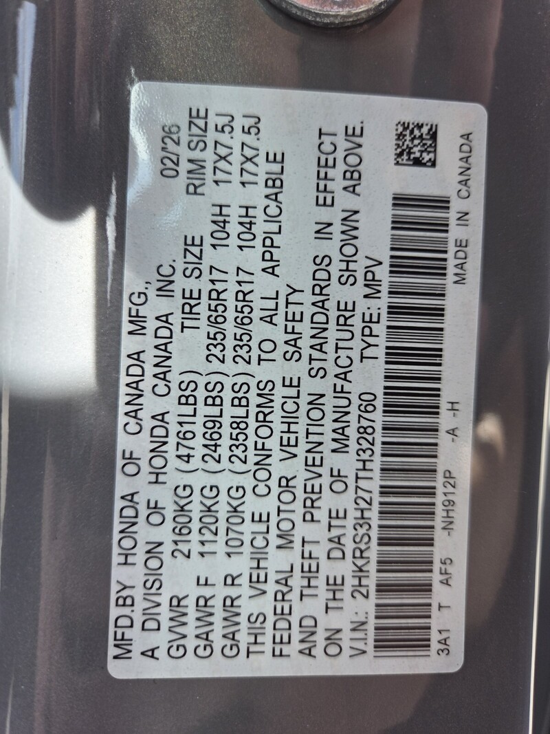 New 2026 Honda CR-V LX in FT. PIERCE, FLORIDA