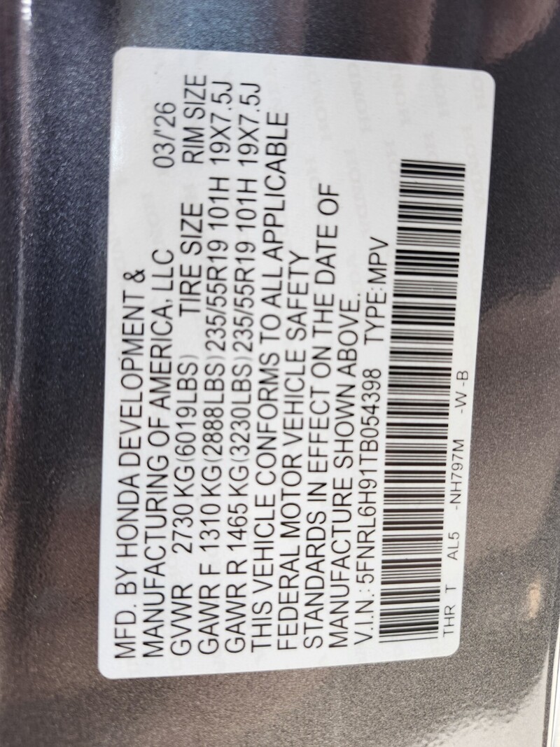 New 2026 Honda Odyssey ELITE in FT. PIERCE, FLORIDA