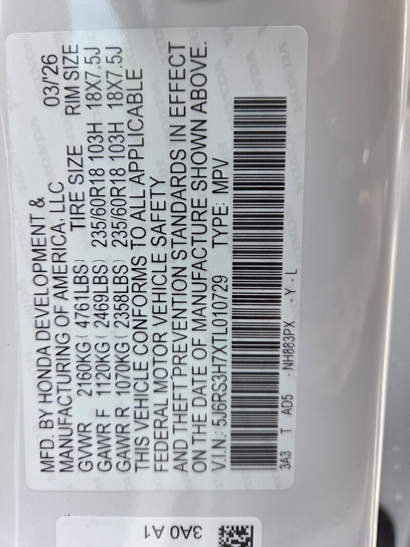 New 2026 Honda CR-V EX-L in FT. PIERCE, FLORIDA