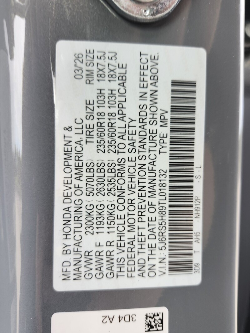 New 2026 Honda CR-V Hybrid SPORT-L in FT. PIERCE, FLORIDA