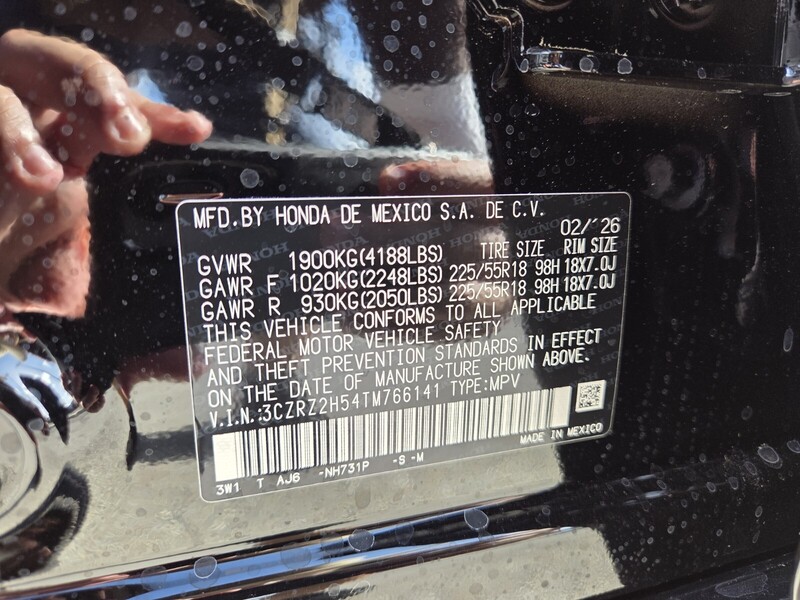 New 2026 Honda HR-V SPORT in FT. PIERCE, FLORIDA