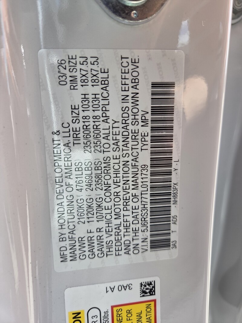 New 2026 Honda CR-V EX-L in FT. PIERCE, FLORIDA