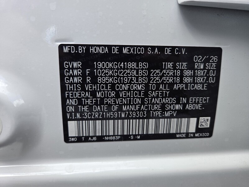 New 2026 Honda HR-V SPORT in FT. PIERCE, FLORIDA