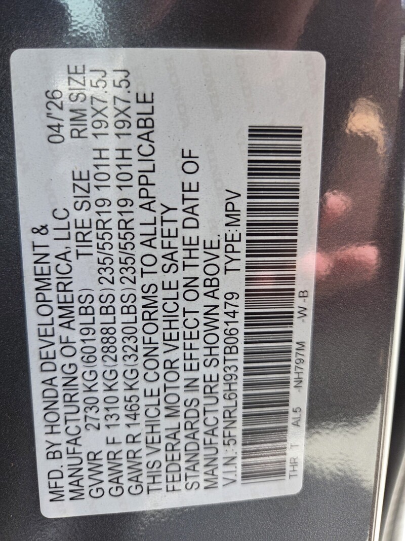 New 2026 Honda Odyssey ELITE in FT. PIERCE, FLORIDA