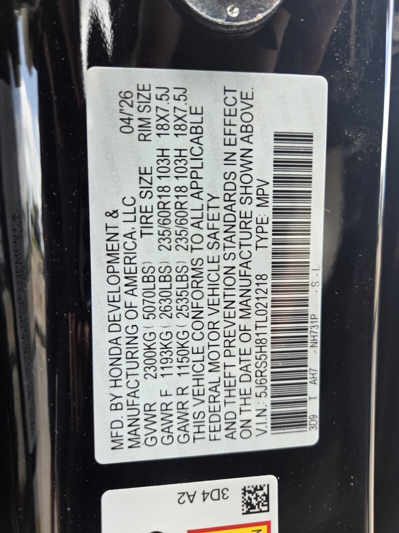 New 2026 Honda CR-V Hybrid SPORT-L in FT. PIERCE, FLORIDA
