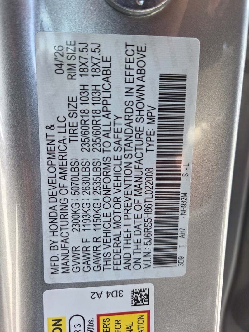 New 2026 Honda CR-V Hybrid SPORT-L in FT. PIERCE, FLORIDA