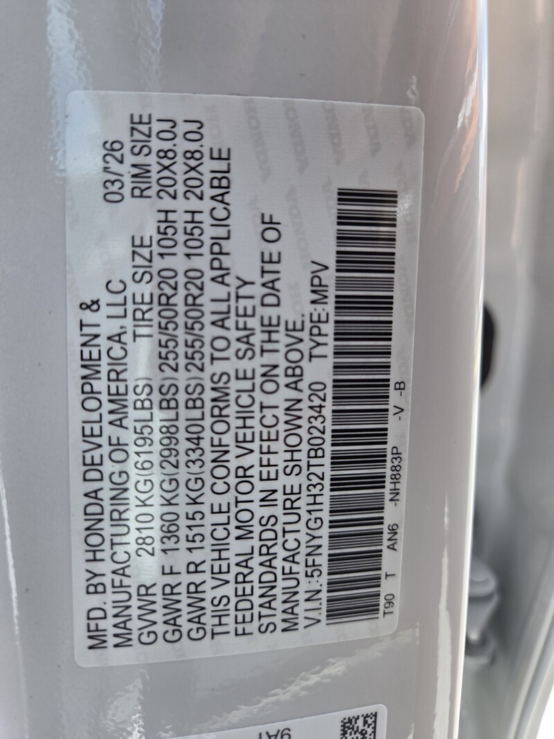 New 2026 Honda Pilot SPORT in FT. PIERCE, FLORIDA