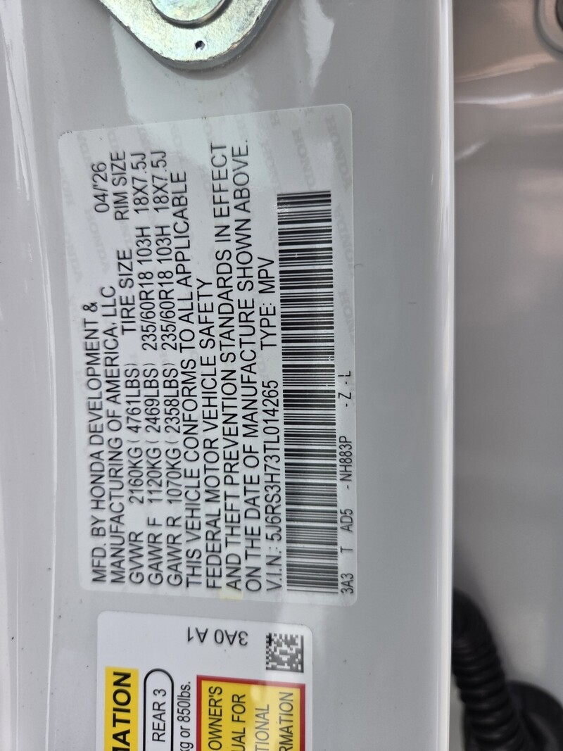 New 2026 Honda CR-V EX-L in FT. PIERCE, FLORIDA