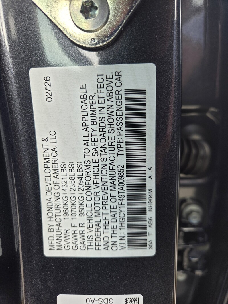 New 2026 Honda Accord Sedan SE in FT. PIERCE, FLORIDA