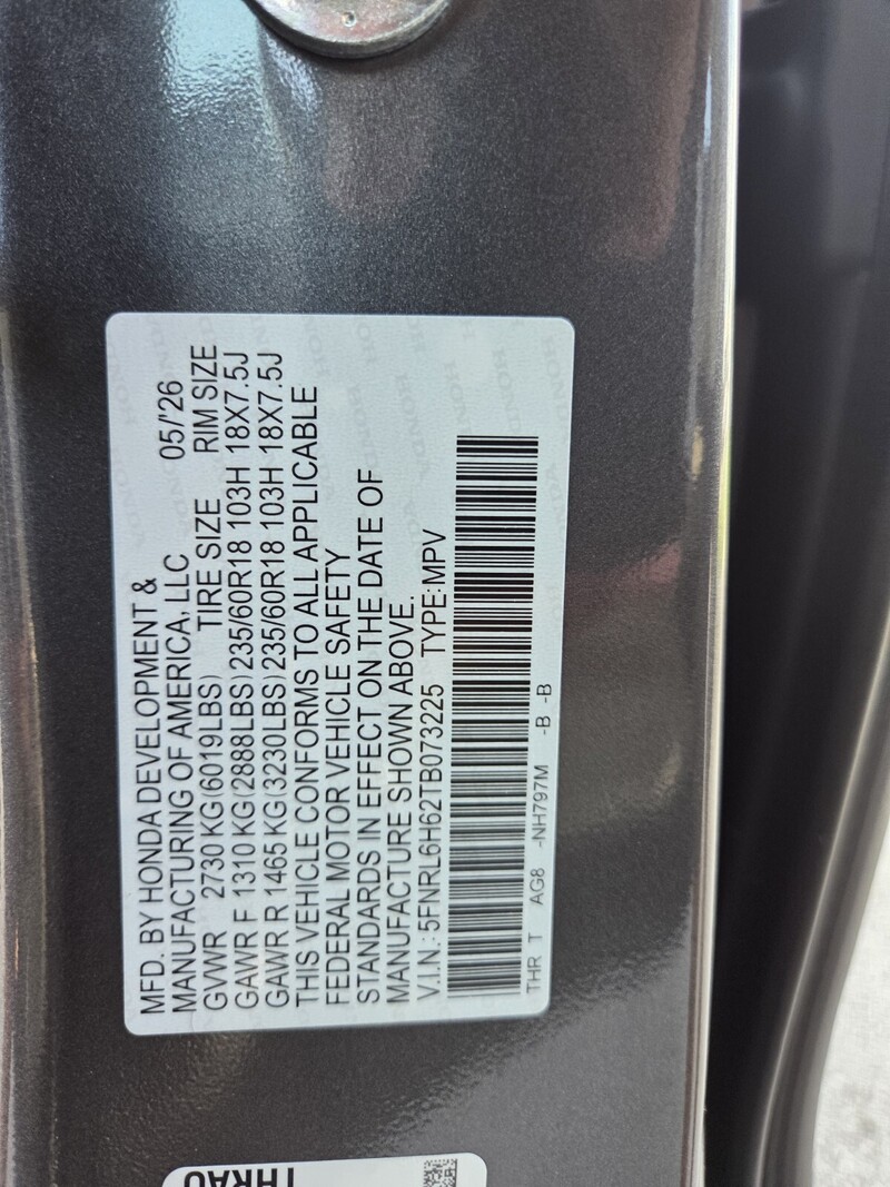 New 2026 Honda Odyssey EX-L in FT. PIERCE, FLORIDA