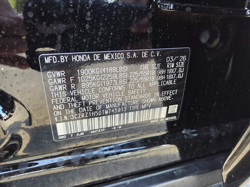 New 2026 Honda HR-V SPORT in FT. PIERCE, FLORIDA