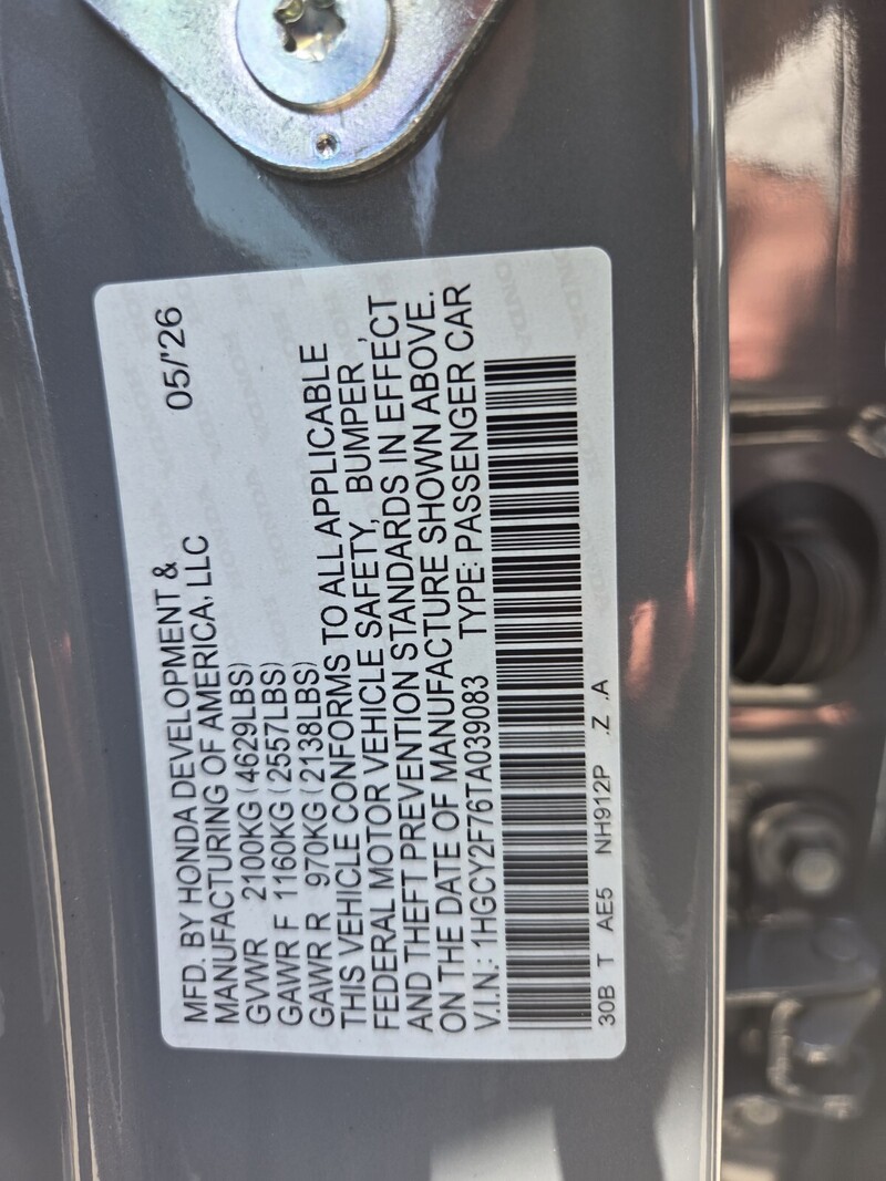 New 2026 Honda Accord Hybrid SPORT-L in FT. PIERCE, FLORIDA