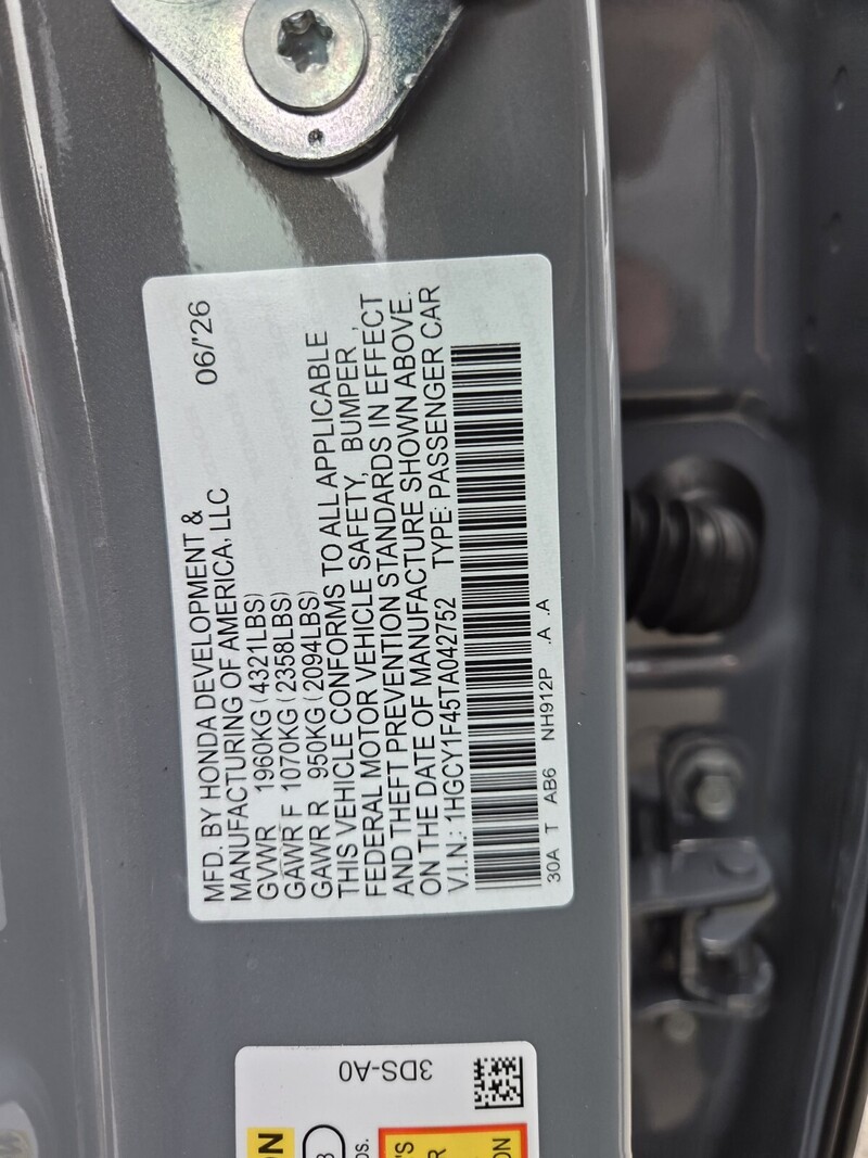 New 2026 Honda Accord Sedan SE in FT. PIERCE, FLORIDA